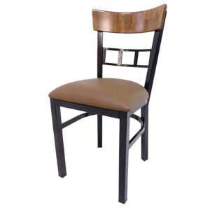 Silla de Madera y Acero para Restaurante 2060