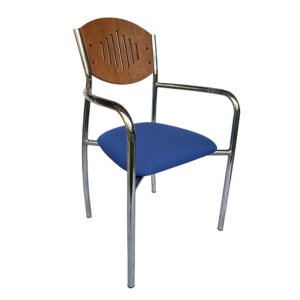Silla de Madera y Acero para Restaurante 2105
