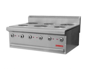 Parrilla Eléctrica de 6 Quemadores PCV-6E