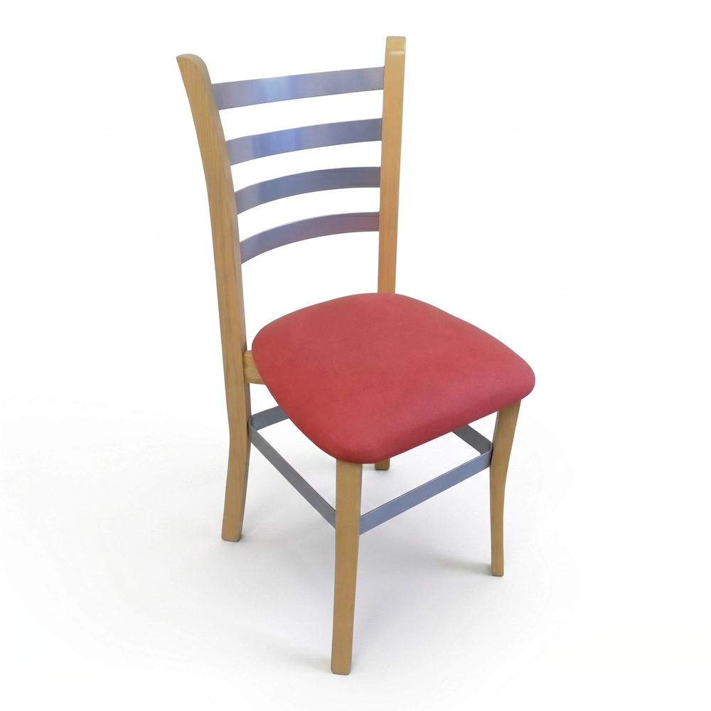 Silla de Madera y Acero para Restaurante 160