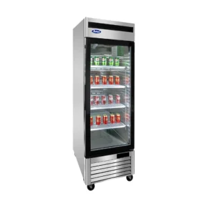 Congelador Acero Inox Puerta de Cristal MCF8701GR