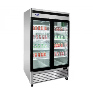Congelador Acero Inox Puertas de Cristal MCF8703ES