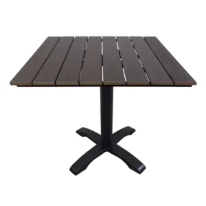 Mesa Poly-Madera DT-06270S4-BR09 para restaurante