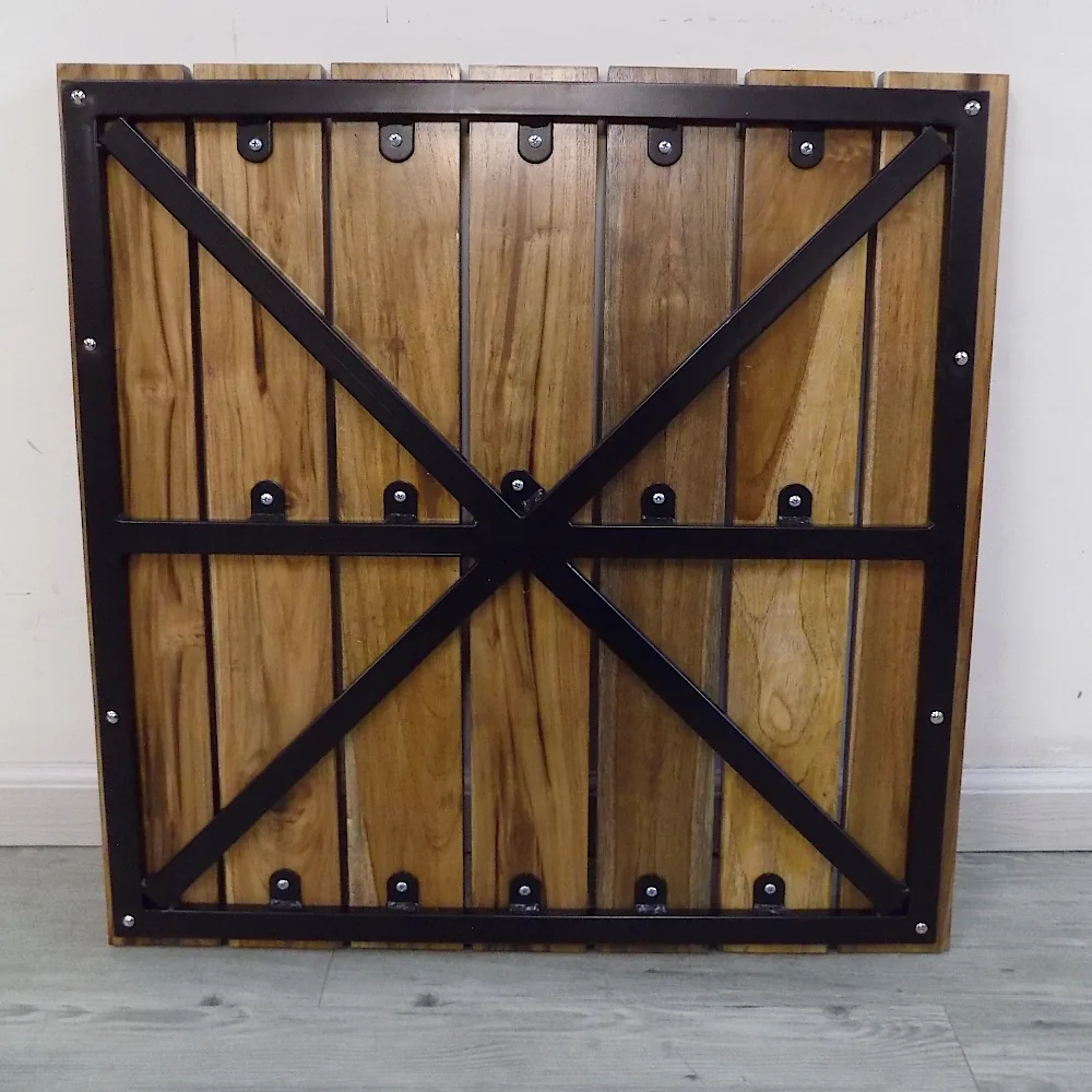 Mesa de Teca para Restaurante MECTEC-BR30 - Imagen 3