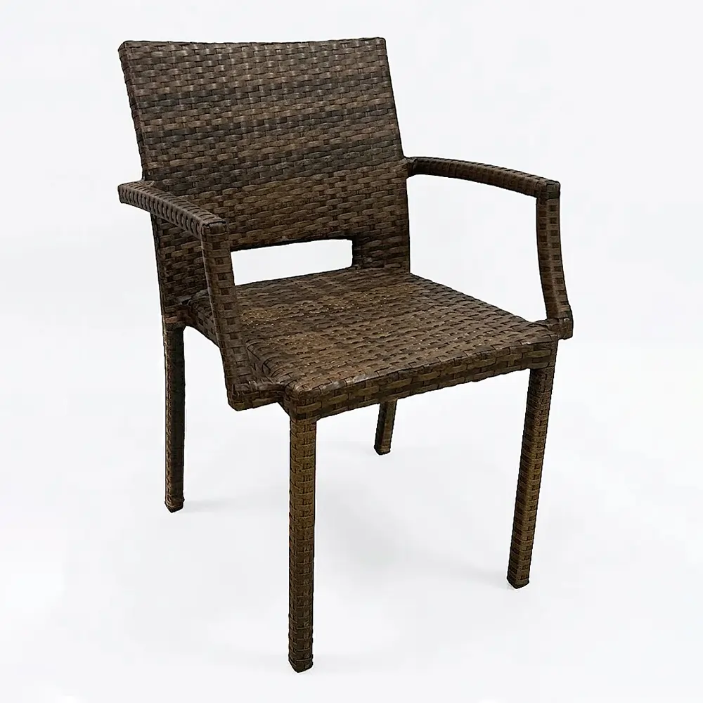 Silla de Aluminio Tejida SR-3024 para hotel y restaurante